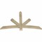 Ekena Millwork Alberta Rough Sawn Timber Gable Bracket, Douglas Fir, 60"W x 38"H x 2"D x 4"F, 15/12 Pitch GBW060X38X0204ALB00RDF - alternate 3
